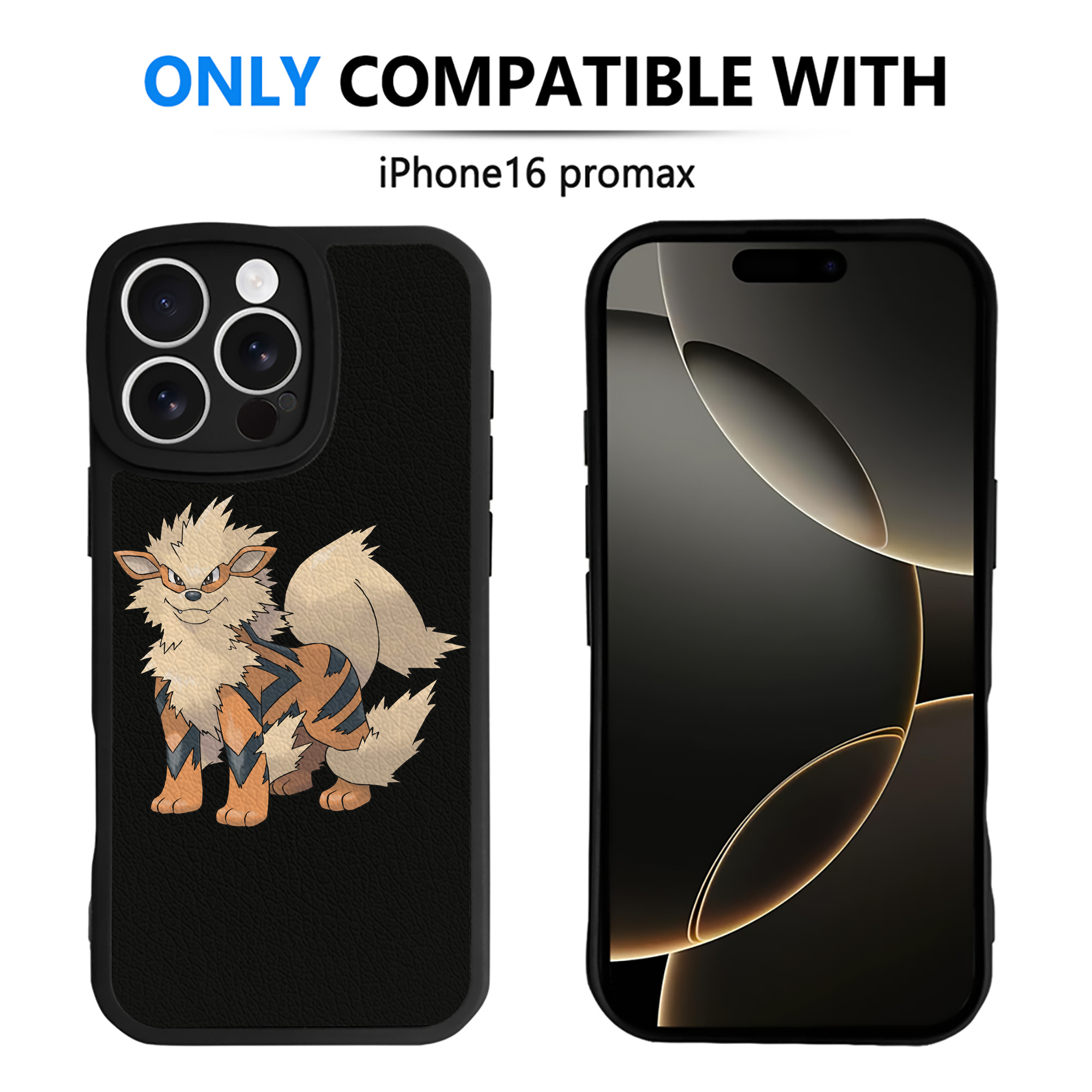 （画像用） ポケットモンスター Pokémon 【iPhone 16シリーズ対応】シリコンスマホケース（レザー調） 材質：シリコン